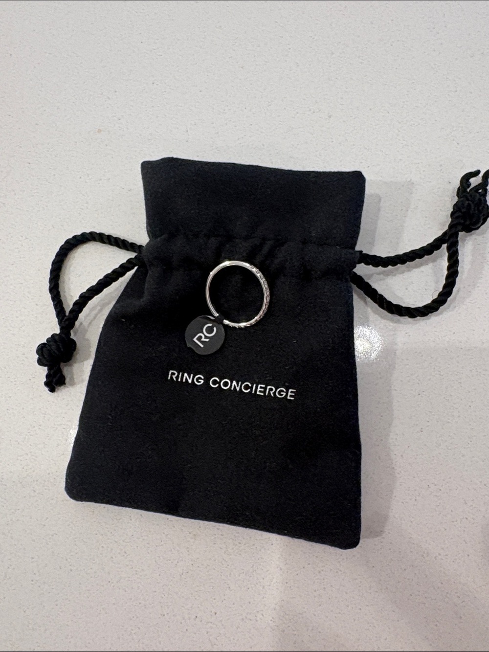 Ring Concierge Silver Pavé Band - Picture 2 of 6
